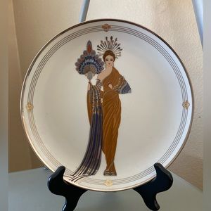 ATHENA HOUSE OF ERTE - LIMITED EDITION FINE VINTAGE PORCELAIN PLATE